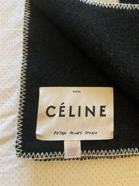 celine peter miles blanket|Celine Celine x Peter Miles Studio Sticky Toffee Blanket .